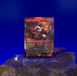 ?? MTG Secret Lair Playstation Foil God of War: Greek ?? In hand - Image 3