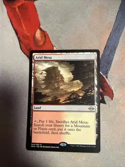 Arid Mesa Magic The Gathering Modern Horizons 2 Nonfoil Rare Fetchland NM - Image 1