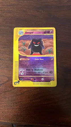 Pokemon TCG Gengar 48/165 Expedition 2002 Non Holo Regular 48/165 - Image 1