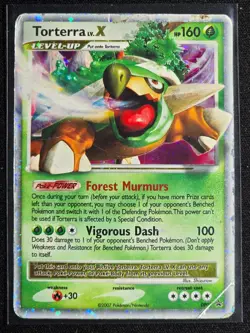 Torterra LV.X DP09 (Black Star Promo) Diamond & Pearl Damaged - Image 1
