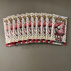 Pokemon TCG: 151 Booster Pack Lot Of 11x New Factory Sealed - Image 1