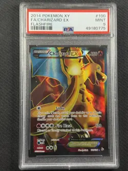 Pokemon Cards PSA 9 MINT Charizard Ex Flashfire XY 2014 Ultra Rare 100/106 - Image 1