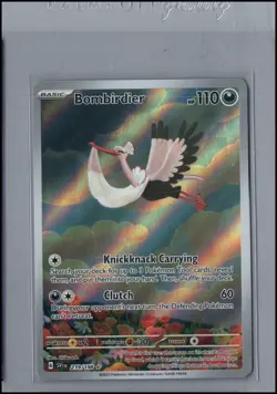 Pokemon Card Bombirdier (219/198) Scarlet and Violet Illustration Rare Foil/Holo - Image 1