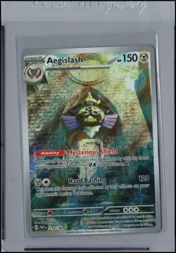 Pokemon Card Aegislash (210/182) Paradox Rift Illustration Rare Foil/Holo - Image 1