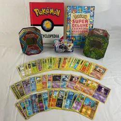 Pokemon Card Bundle with Encyclopedia & Deluxe Essential Handbook (C3) CP#8801 - Image 1