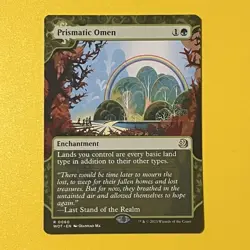 Prismatic Omen | R | 60 | Wilds of Eldraine: Enchanting Tales | MTG - Image 1