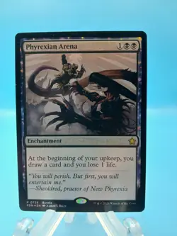 MTG Phyrexian Arena Foil - Foundations - 0728 Rare Promo Enchantment - Image 1