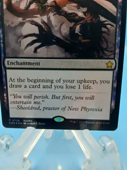 MTG Phyrexian Arena Foil - Foundations - 0728 Rare Promo Enchantment - Image 2
