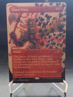 Chaos Warp (Borderless) - Double Masters 2022 - NM - Image 1