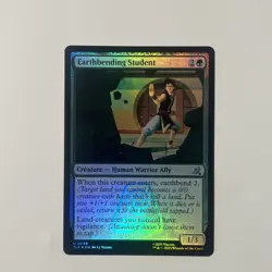 Magic The Gathering - TLE - Earthbending Student Foil - Near Mint - Image 1
