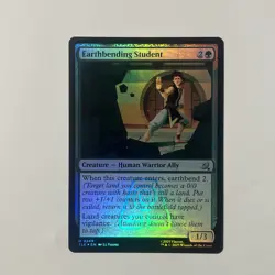 Magic The Gathering - TLE - Earthbending Student Foil - Near Mint - Image 2