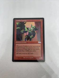 MTG 1x Goblin Lackey Urza's Saga Regular LP FREE SHIPPING - Image 1