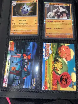 Vintage Pokemon Binder & Current Wotc era cards Holo Base Set Legend Rocket V - Image 2