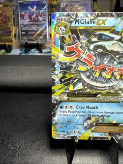 Pokemon TCG M Glalie EX 35/162 XY Breakthrough Holo Ultra Rare NM Condition - Image 2