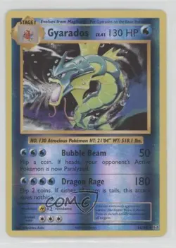 Gyarados Reverse Foil Pokemon XY Evolutions 20th Anniversary #34 - Image 1