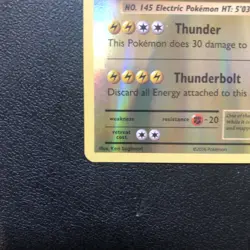 Pokemon TCG Zapdos 42/108 Reverse Holo Rare XY Evolutions - Image 5