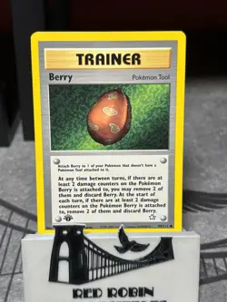 Berry 99/111 Neo Genesis Trainer 2000 Vintage WOTC Pokemon Card TCG Near Mint NM - Image 1