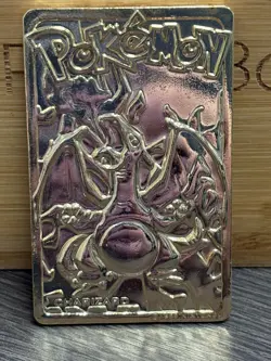 Pokemon Charizard 23K Gold Plated Trading Card 1999 Burger King Promo - Image 4