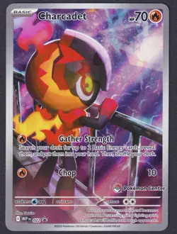 Charcadet SVP 022 Pokemon Center Phantasmal Flames ETB Stamped Promo - Mint - Image 1