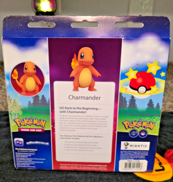 Pokemon TCG: Pokemon Go Charmander Pin Collection Box Set 3 Booster Packs - NEW - Image 3