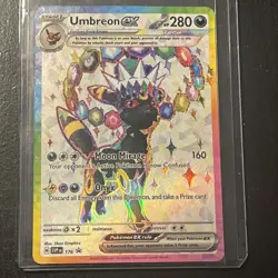 Umbreon ex - 176 SVP 176 SV: Scarlet & Violet Promo Cards Holo Pokemon TCG NM - Image 1