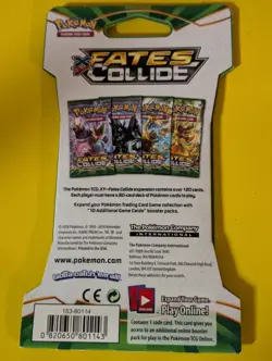 Fates Collide SLEEVED Booster Pack Random Artwork SEALED Pokemon TCG XY - Image 2