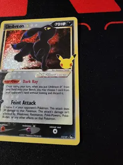 Pokemon Celebrations Umbreon Gold Star #17/17 - Image 4
