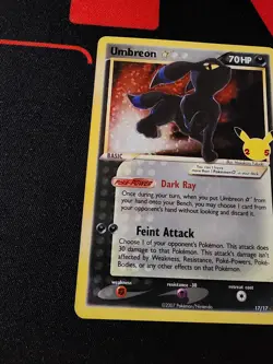 Pokemon Celebrations Umbreon Gold Star #17/17 - Image 5
