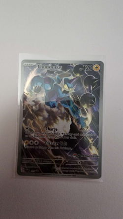 Pokemon Center Exclusive Thundurus - 209 Scarlet Violet Promo Card NM - Image 1