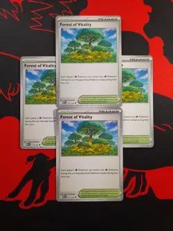 4x Forest of Vitality 117/132 x4 - Mega Evolutions - Pokemon TCG - Playset - Image 1