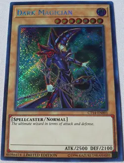 Yugioh 1x Dark Magician CT14-EN001 Secret Rare Limited Edition NM Alternate Art - Image 5