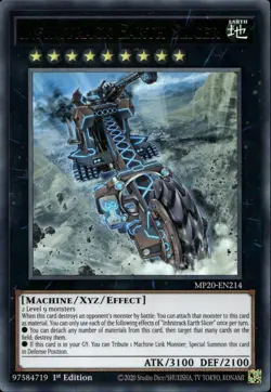 Infinitrack Earth Slicer EU 1st Ed Ultra Rare MP20-EN214 Yu-Gi-Oh! - Image 1