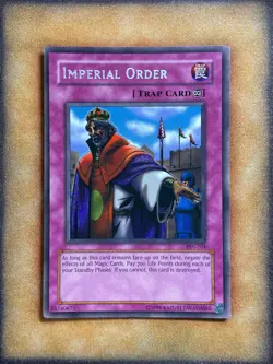 Yugioh Imperial Order PSV-104 Secret Rare Original Print MP - Image 1