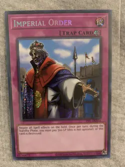 PSV-EN104 Imperial Order Secret Rare 25th Anniversary Edition YuGiOh NM - Image 1