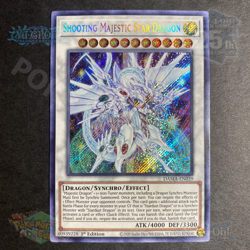 Yugioh Shooting Majestic Star Dragon DAMA-EN039 Secret Rare 1st Ed NM - Image 2