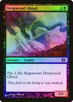 Deepwood Ghoul FOIL 8th Edition NM Black Common MAGIC GATHERING CARD ABUGames - Image 1