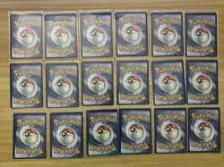 Pokemon Miscut Error Off Center, White Dot, Crimped Lot of 18 Cards - Image 2