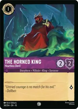 ~ The Horned King - Heartless Devil ~ NM Cold Foil ~ Whispers in the Well ~ - Image 1
