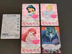 Disney Princess Top Trumps Cards 2008 Bandai Jasmine Cinderella Ariel aca466 - Image 1