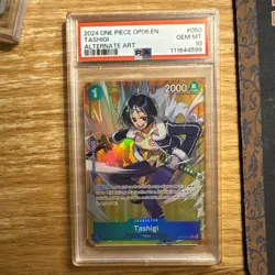 PSA 10 - Tashigi OP06-050 Alt Art Japanese ONE PIECE Card Game Wings of Captain - Image 1