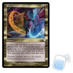 EXPRESSIVE ITERATION The Brothers' War: Commander Magic MTG MINT CARD - Image 1