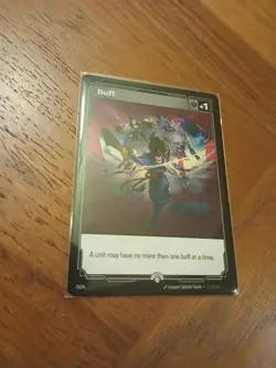 Riftbound Fist Bump Buff Double Sided Promo Card - Image 2