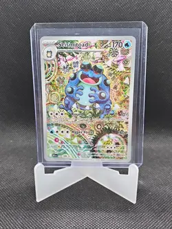 Seismitoad 105/086 Illustration Rare Sv: Black Bolt Pokemon Card English NM - Image 1