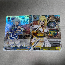Signed Weiss Schwarz Darkness Aqua Card Set KONOSUBA KS/W49-001 KS/W49-073 SP JP - Image 1