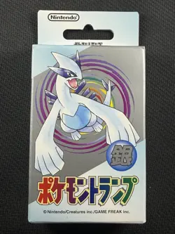 Pokemon Cards Sealed Lugia Silver Playing Cards 1996 54 Poker Deck Japanese Rare - Image 1