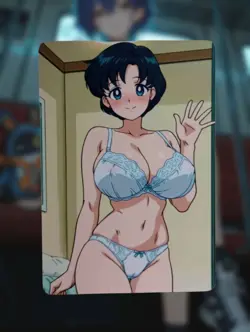 Sailor Mercury Sailor Moon Anime Waifu Sexy Goddess Doujin Lewd Hentai Card - Image 1