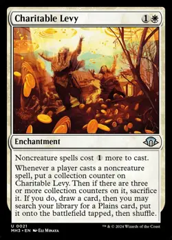 4x Charitable Levy - Foil MTG Modern Horizons 3 NM Magic Foil - Image 1