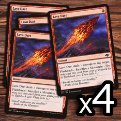 4x Lava Dart - NM - Modern Horizons 1 - Magic the Gathering - Image 1