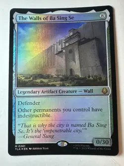 Magic The Gathering Foil The Walls Of Ba Sing Se Avatar The Last Airbender - Image 1