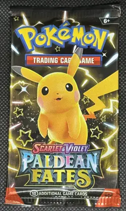 Pokemon TCG Paldean Fates Factory Sealed Booster Packs Lot Of 3 - Image 4